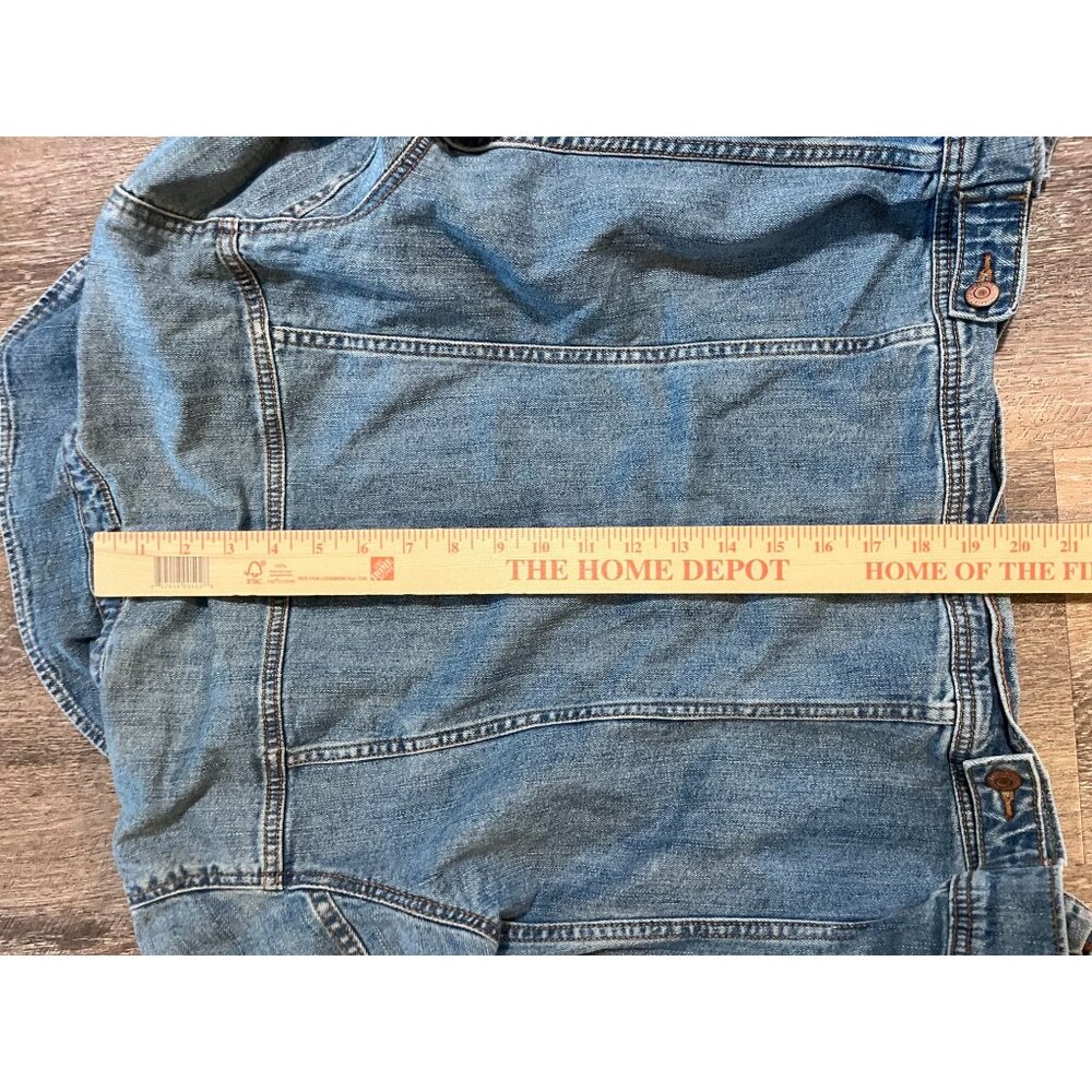 Old Navy Classic Medium Wash Denim Trucker Jacket Women's Size medium - Picture 5 of 9